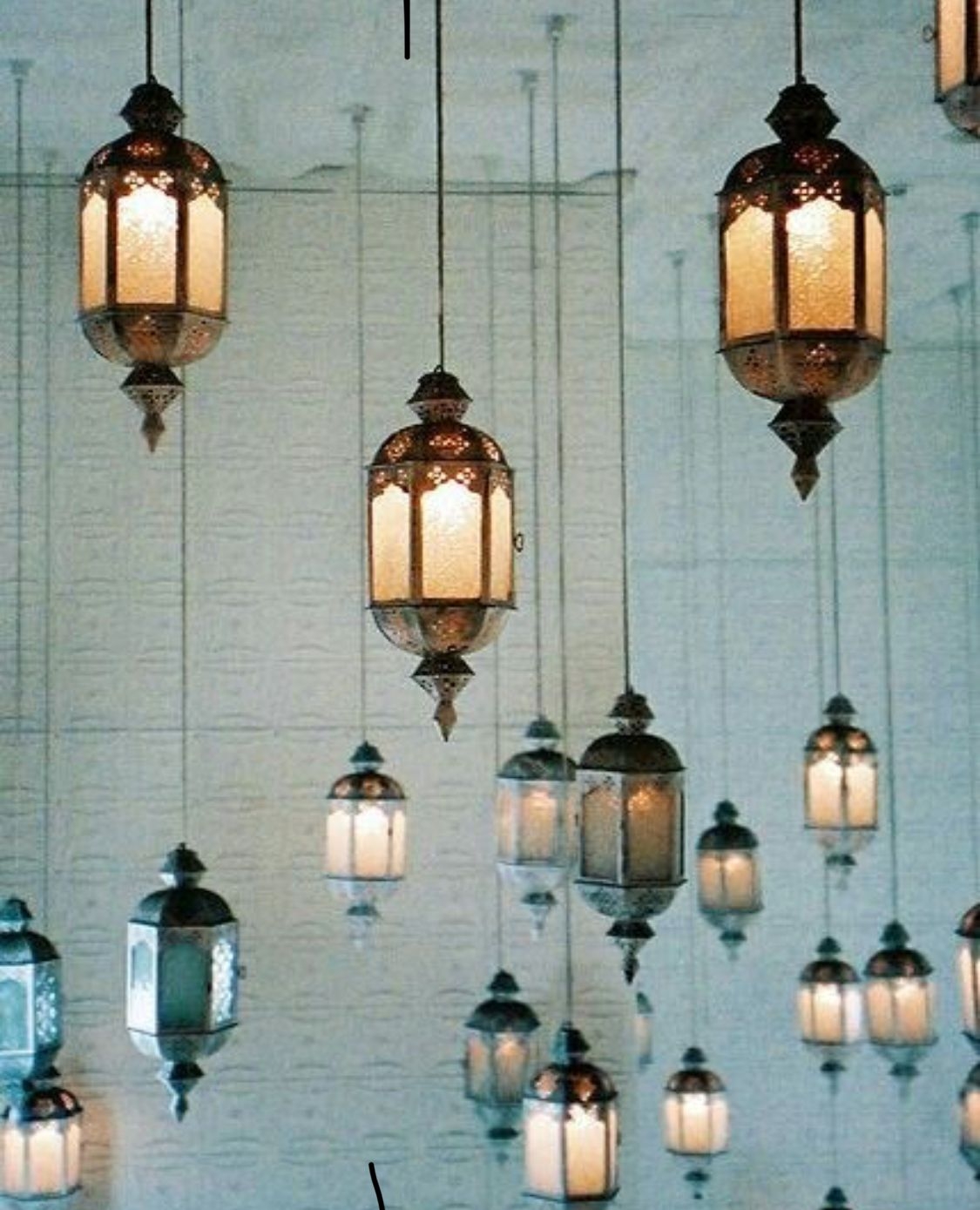 Moroccan hanging lamps