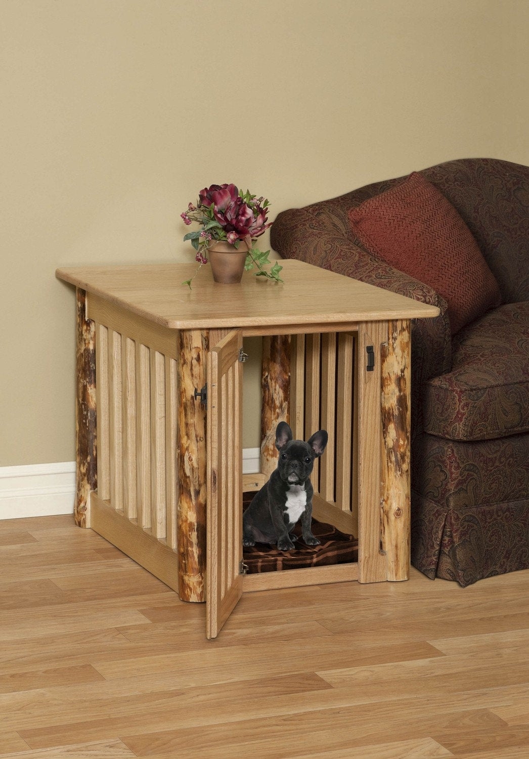 Pet bed table