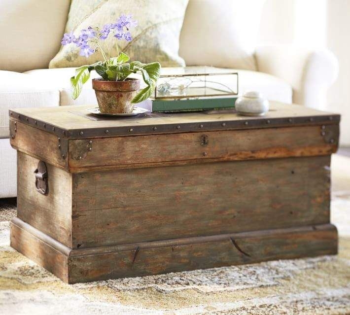 Rebecca Wood Metal Banded Trunk