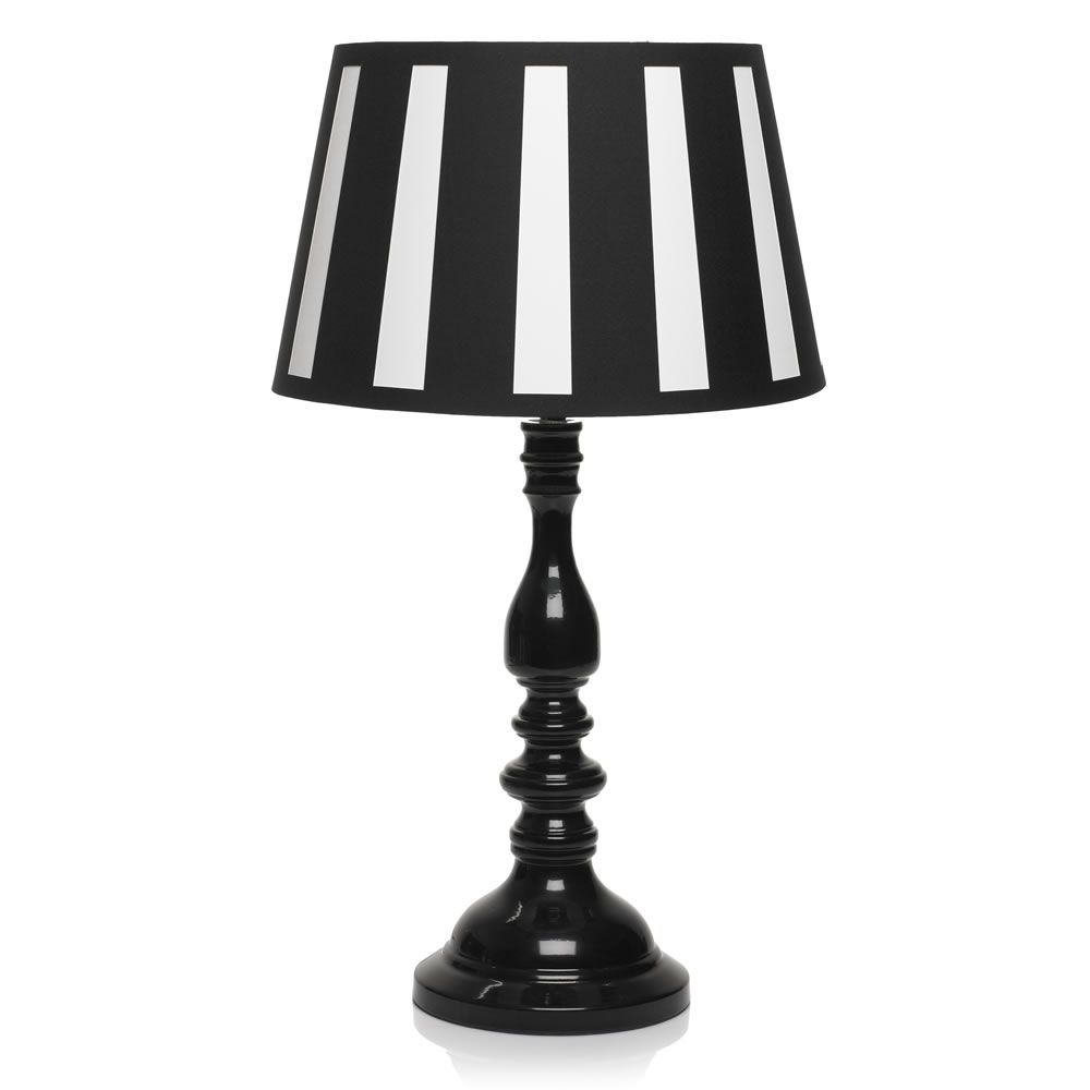 Striped lampshade