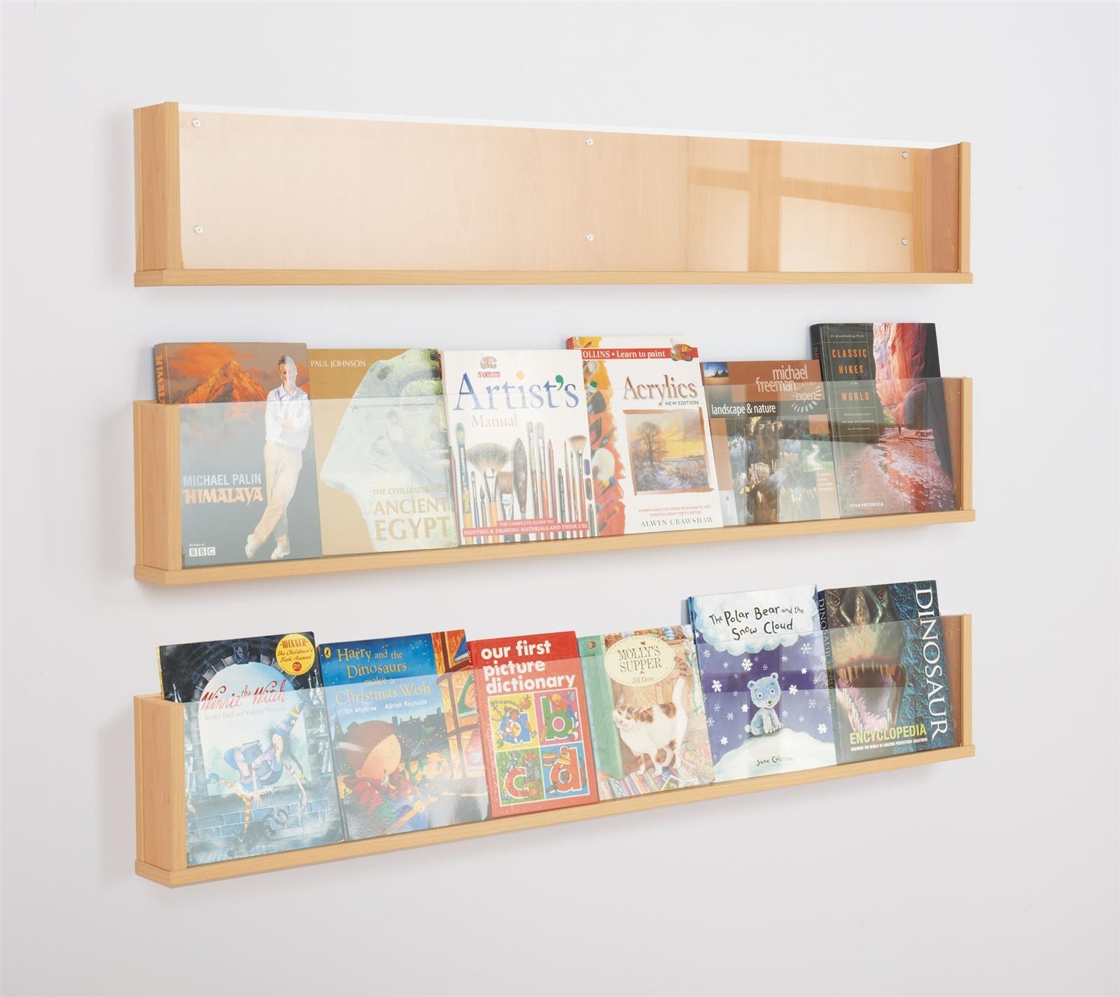Wall mount display shelf 2