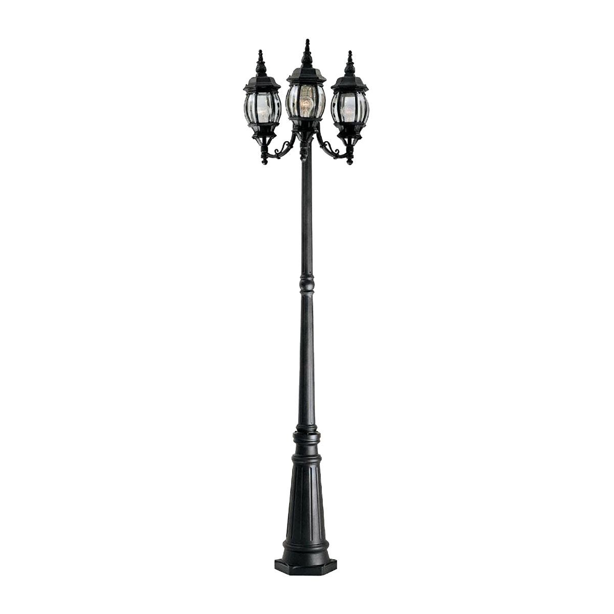 Designers Fountain 1923-BK Riviera Post Lanterns, Black
