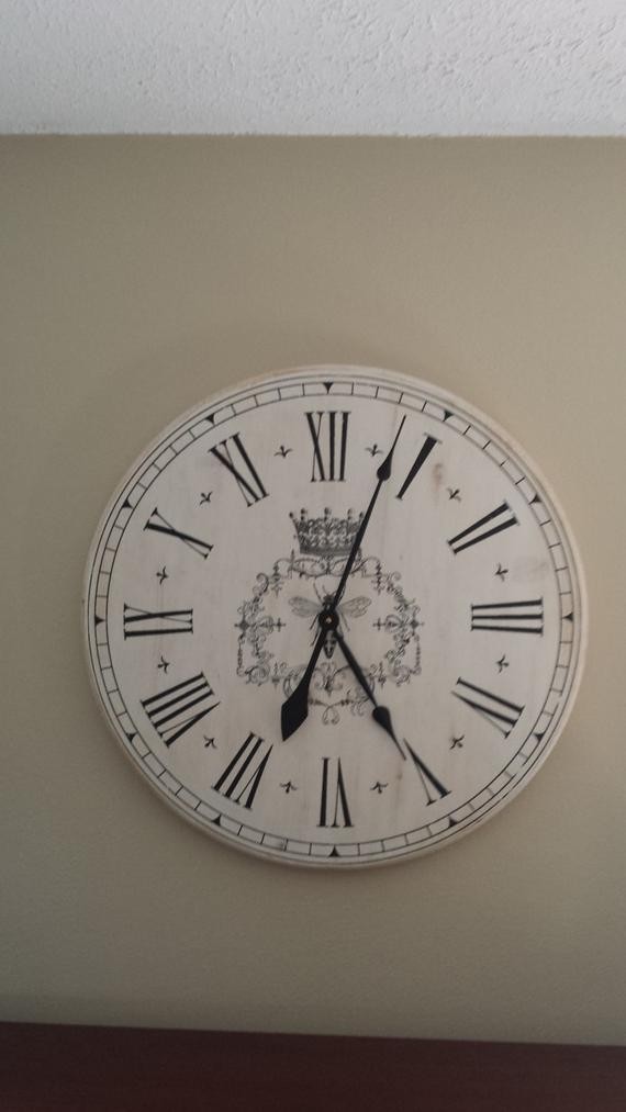 French Country Large Wall Clock