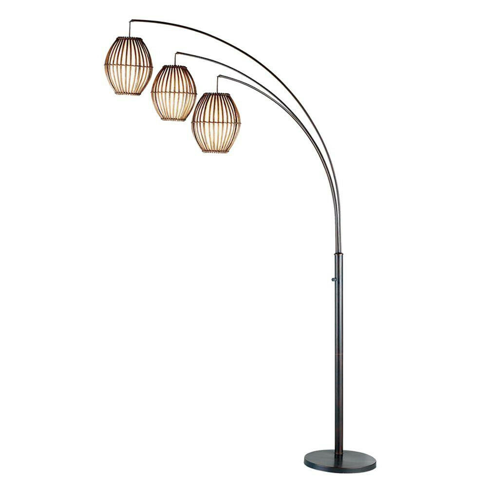Maui Arc Floor Lamp, 82Hx12.5Wx45D, ANTIQUE BRONZE