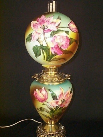 Antique parlor lamps 4