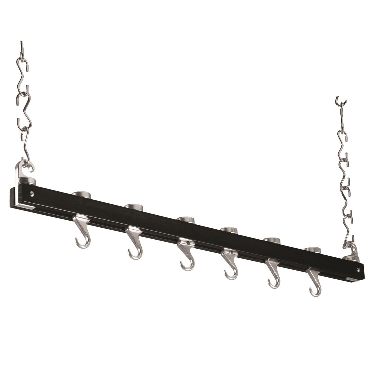 Buy hahn single bar wooden ceiling rack espresso online at