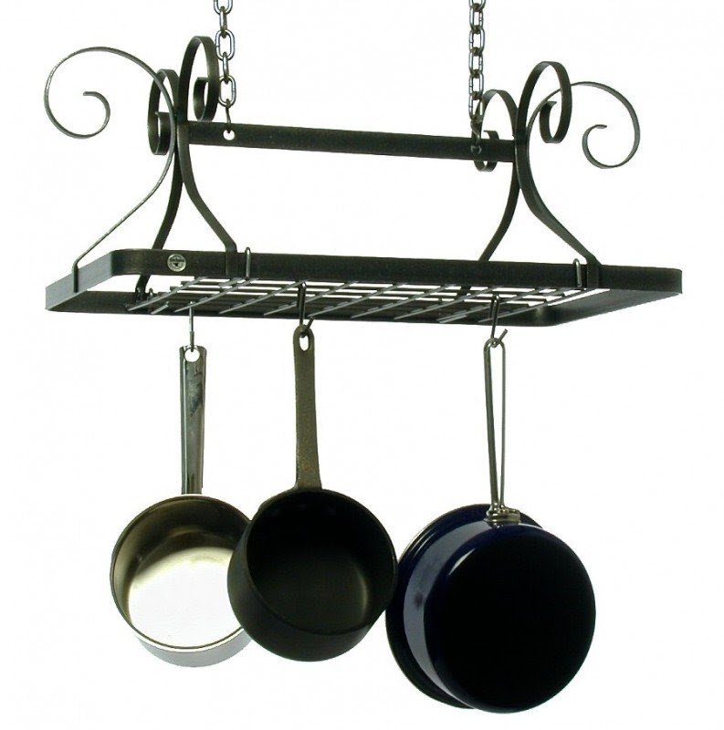Cast iron pot rack 14