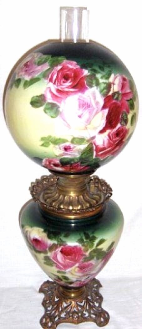Gone with the wind lamp very similar to mine but
