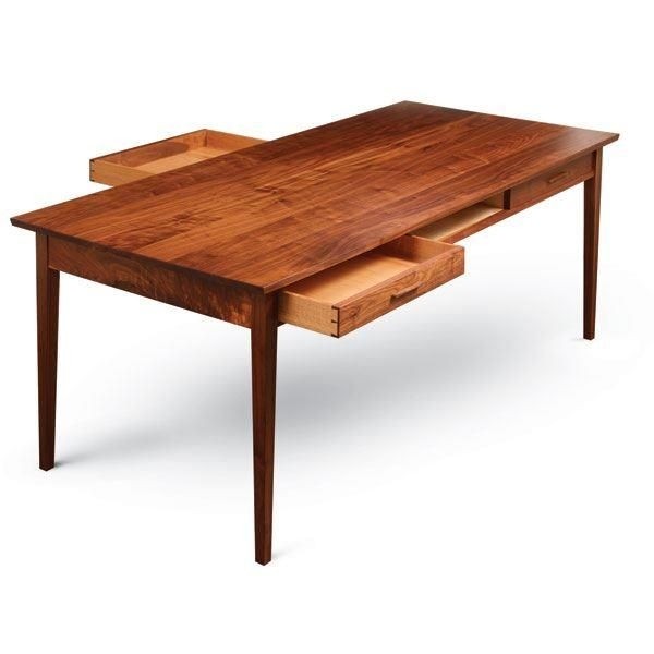 Home dining table with two way drawers digital plan