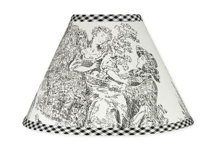 Sweet jojo designs black toile lamp shade available at tinytotties