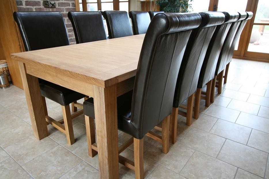 Table shown below our largest tallinn dining table 14 16