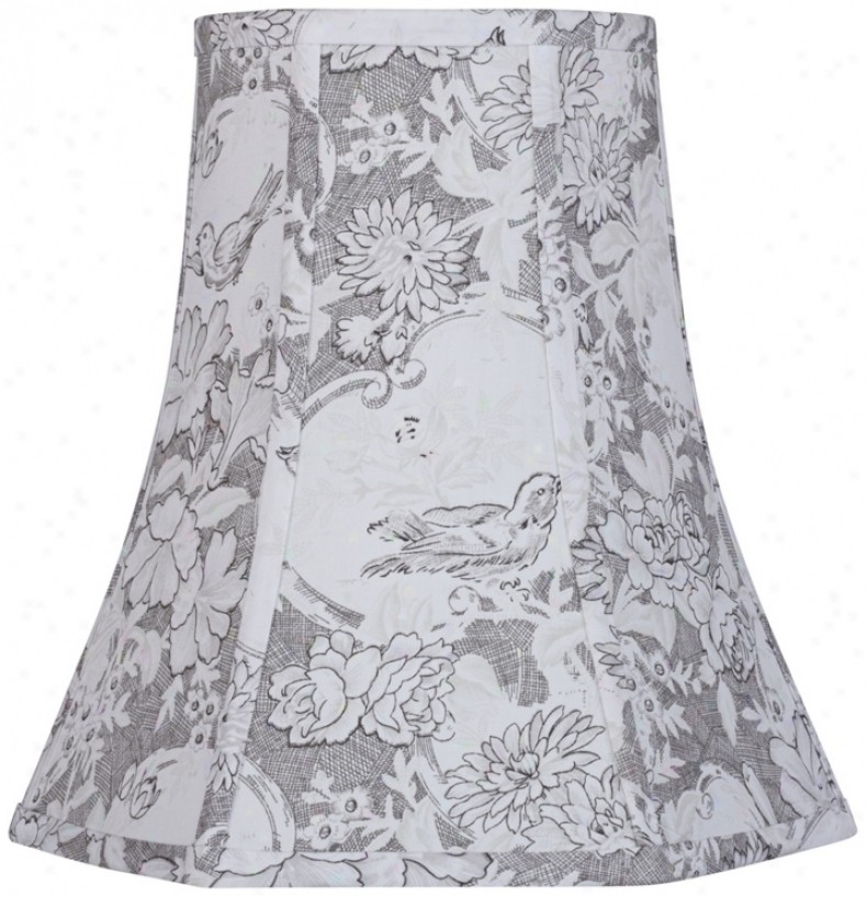 Toile lamp shade 21