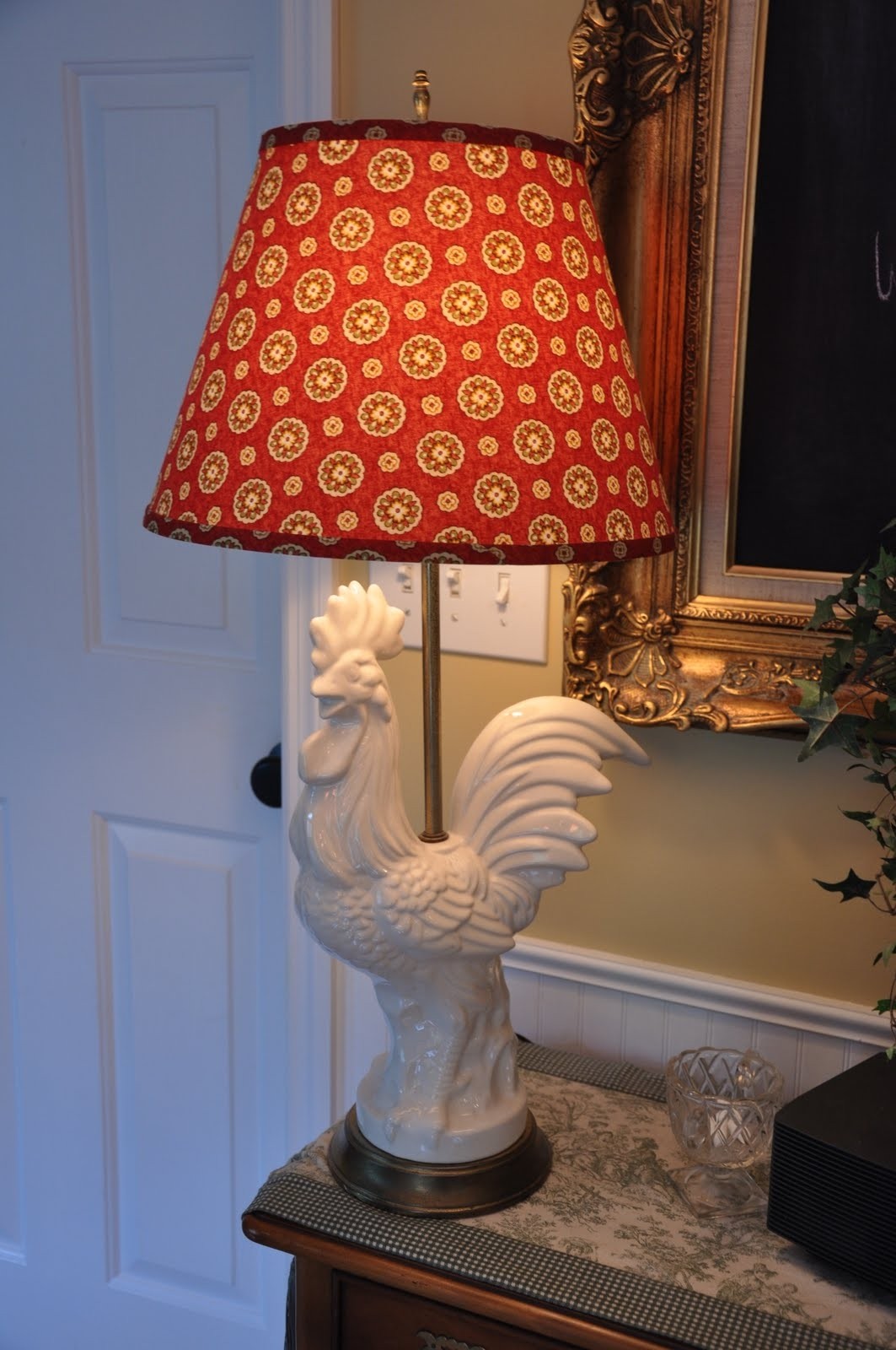 Toile lamp shade 24