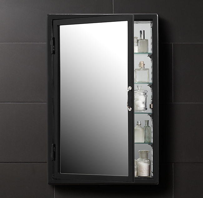 Wall mounted medicine cabinets