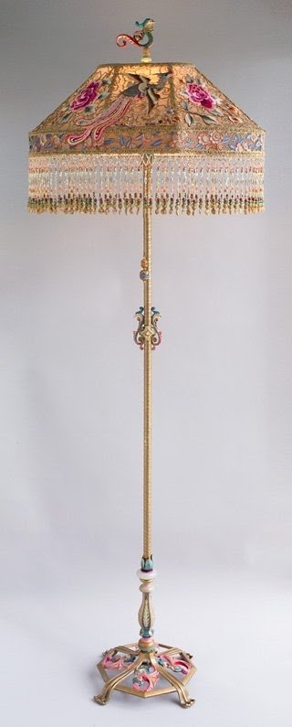 Antiques victorian floor lamp