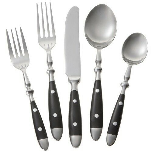 Black Handle Flatware