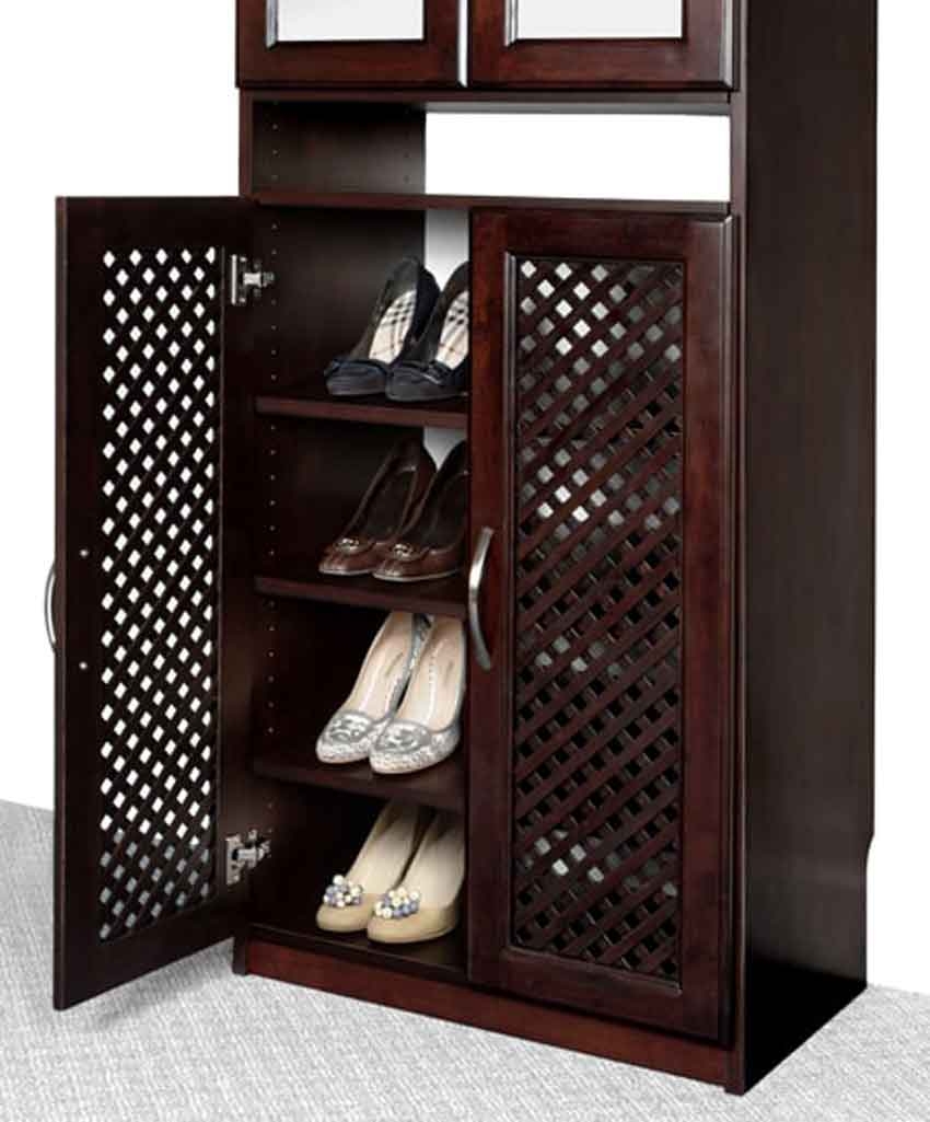 Closet organizers shoe rack solid wood closets inc modern closet
