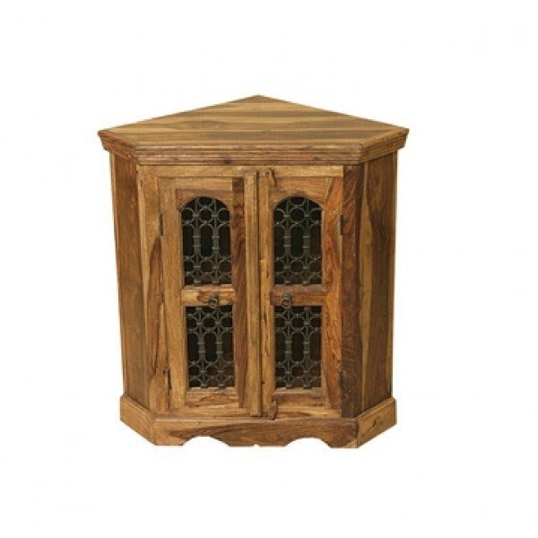 Corner cabinet with doors
