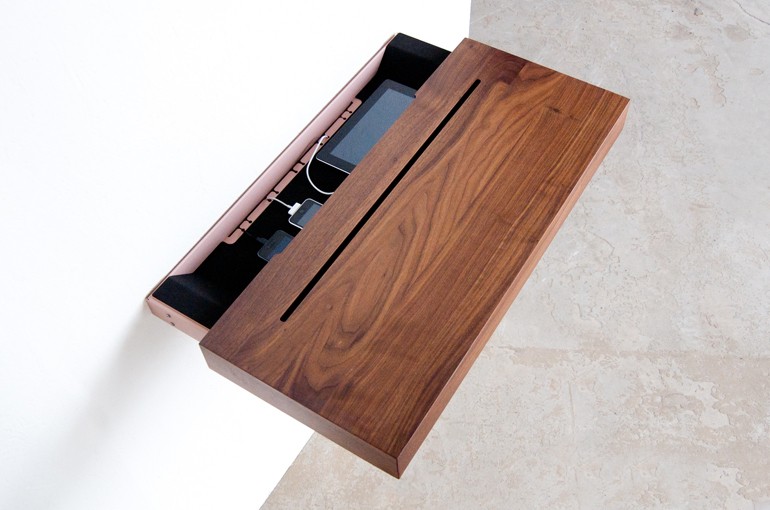 Floating shelves with drawer 1