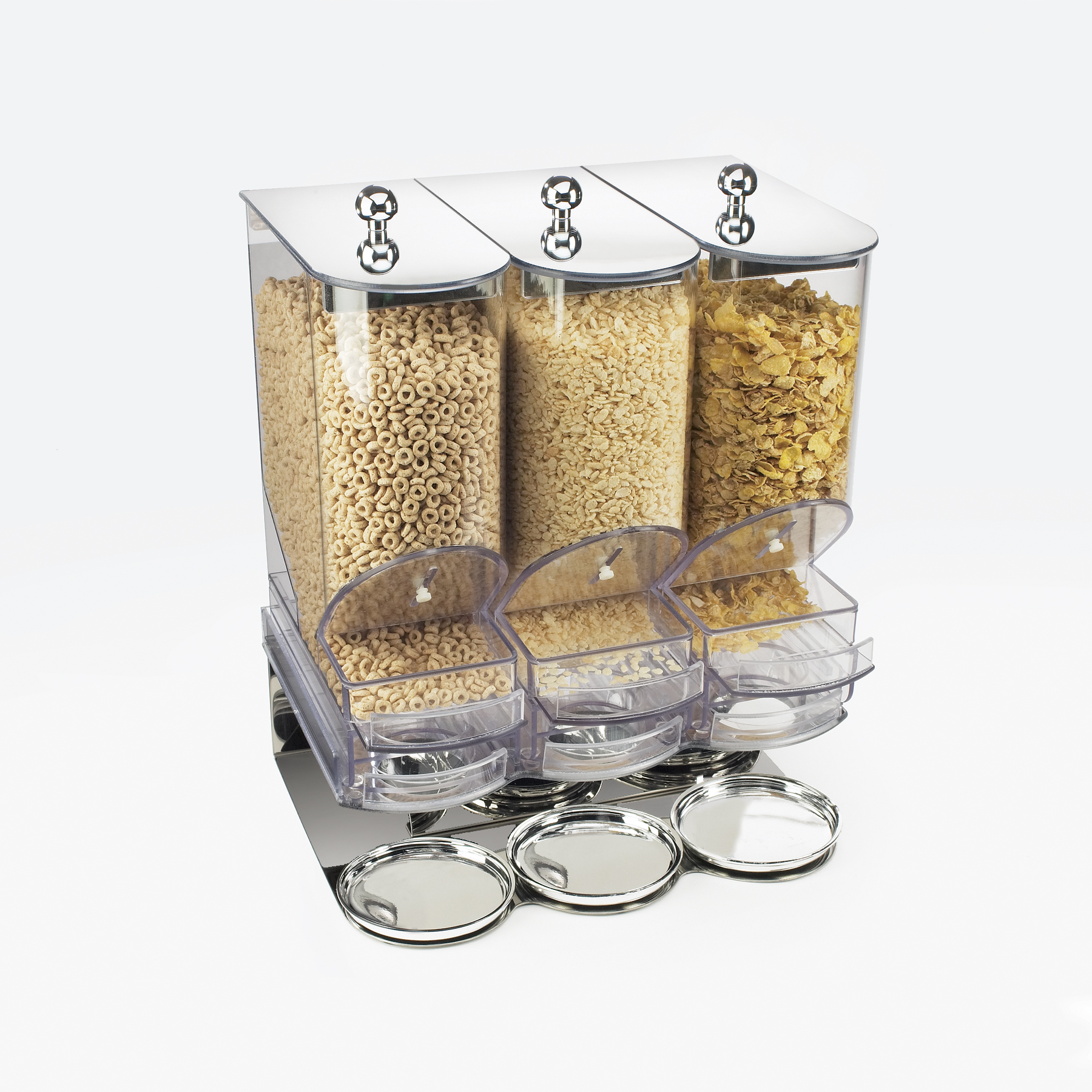 Stainless steel cereal dispenser
