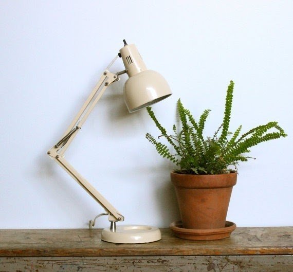 Swing arm drafting lamp 12