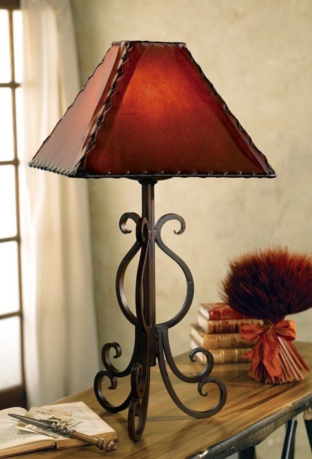 Animal skin lamp shades
