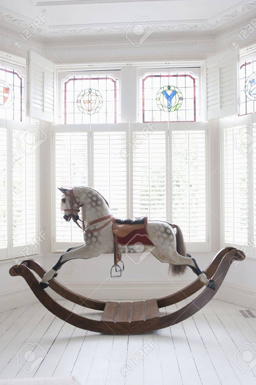 Antique wooden horse