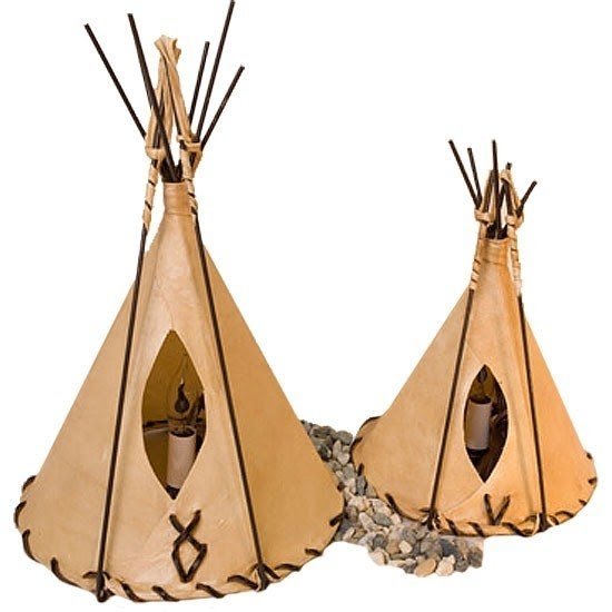 Native american lamp