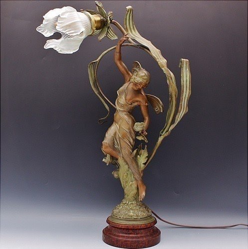 Newel post lamp 4