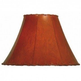 Rawhide lamp shades western