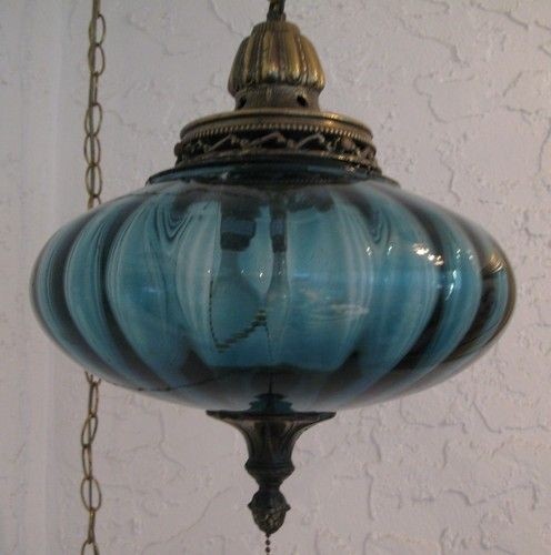 Swag hanging lamp light