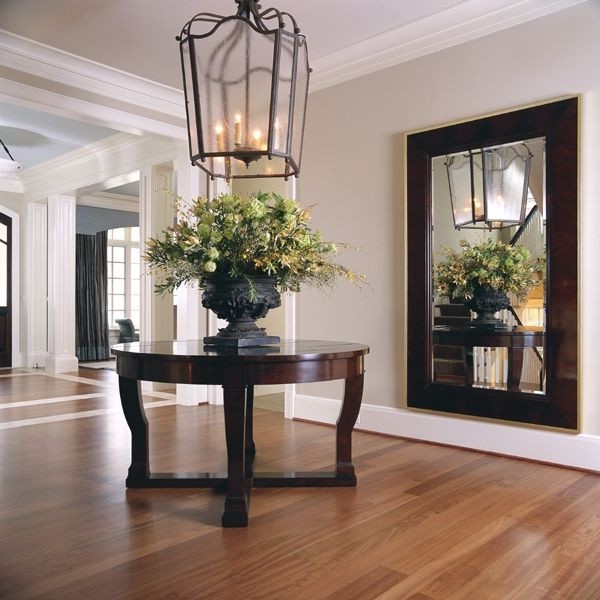 Table and mirror set