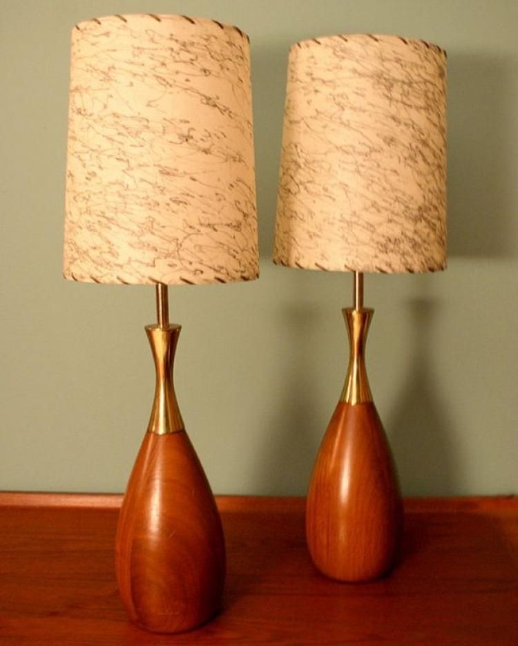 Vintage pair of mid century danish
