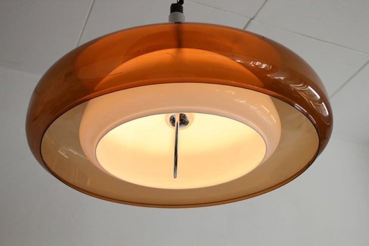 Vintage pull down pendant lamp