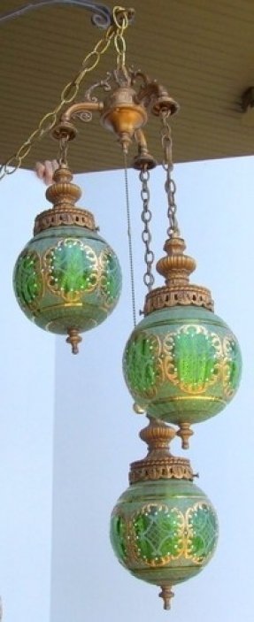 Vintage swag light