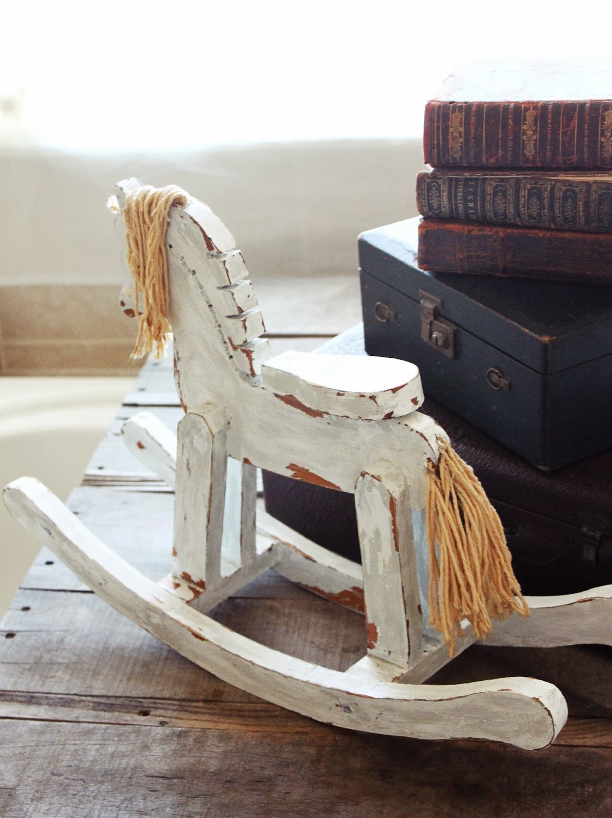 Wooden rocking horse 14