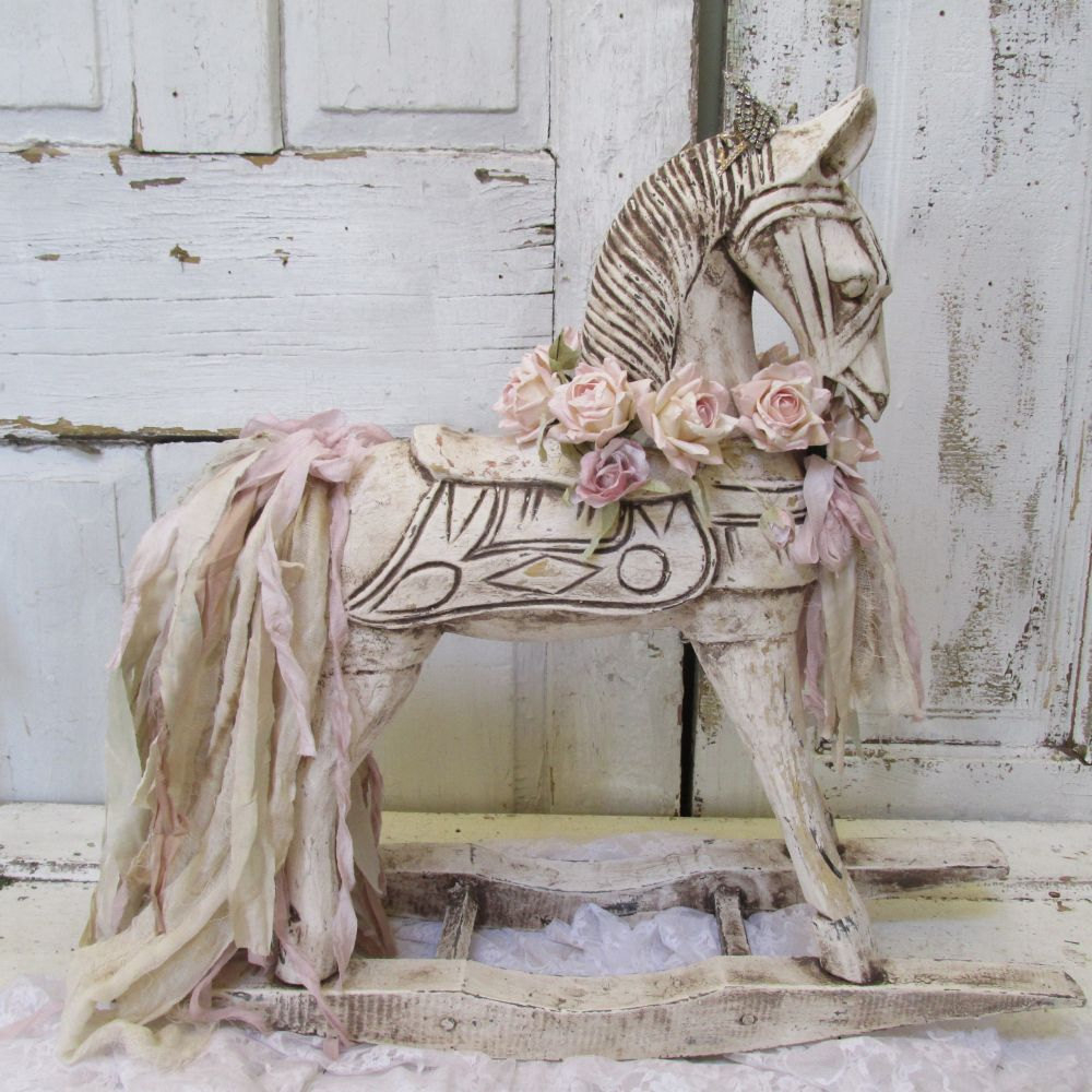 Wooden rocking horse pattern
