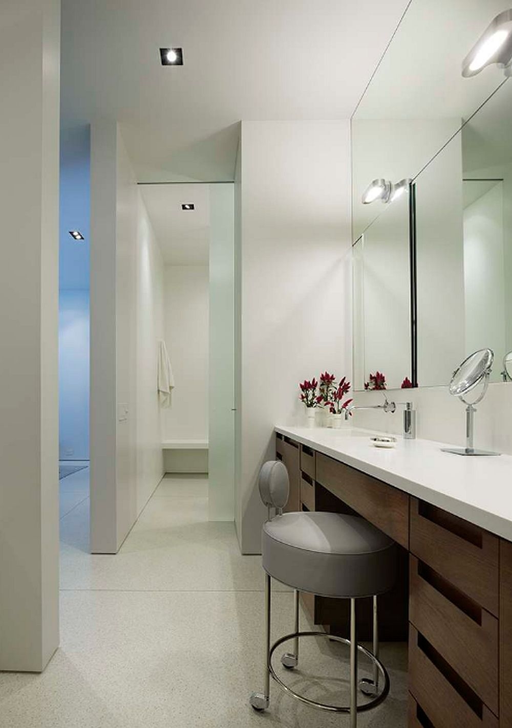 Bathroom lighting bathroom stool ceiling lighting chrome accents