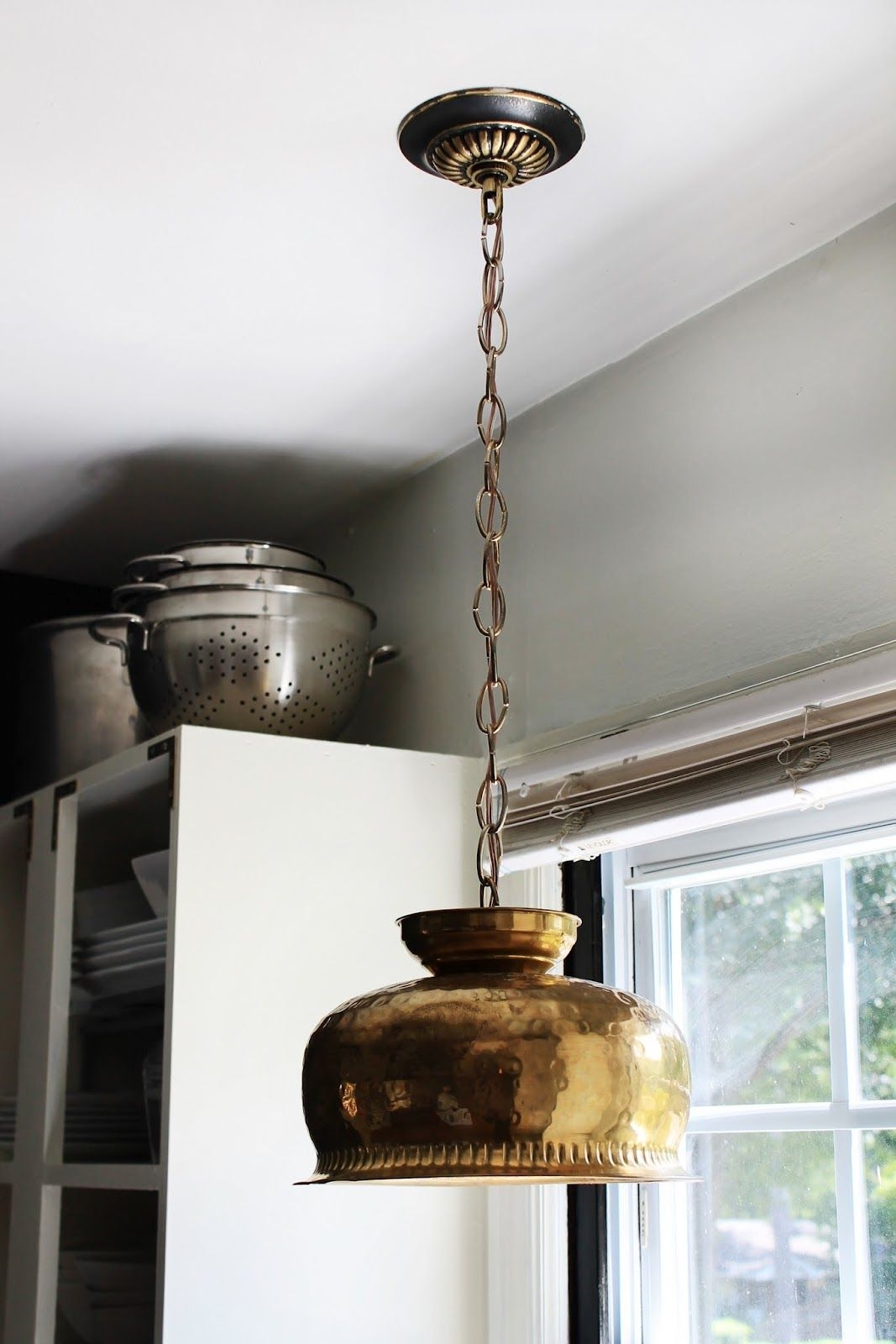 Copper lamp shade
