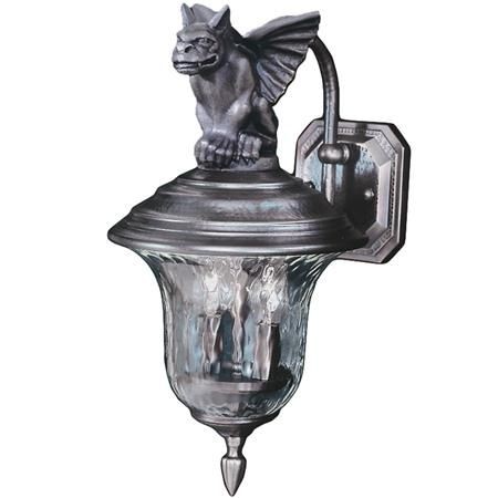 Gothic gargoyle outdoor light small