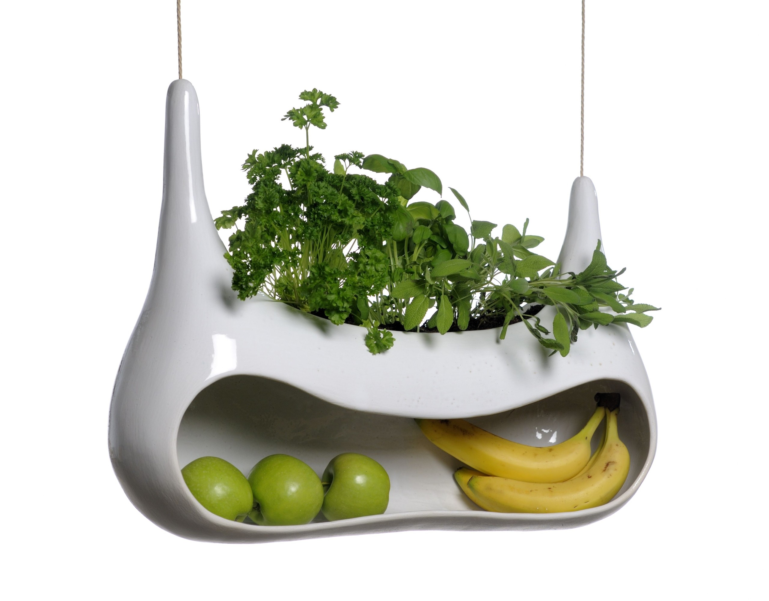 Hanging fruit baskets for kitchen