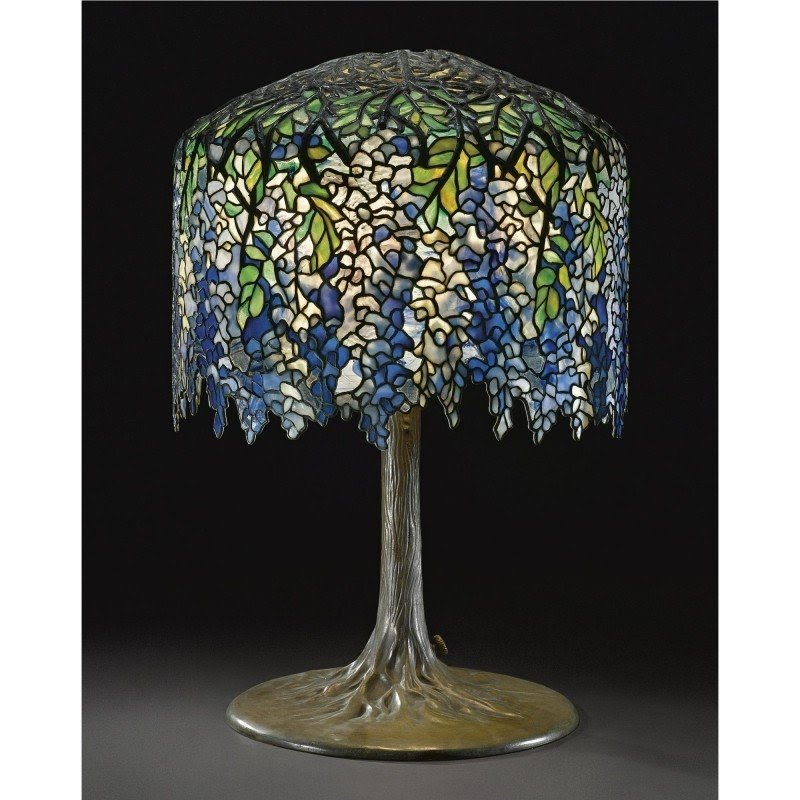 Purple tiffany table lamp 31