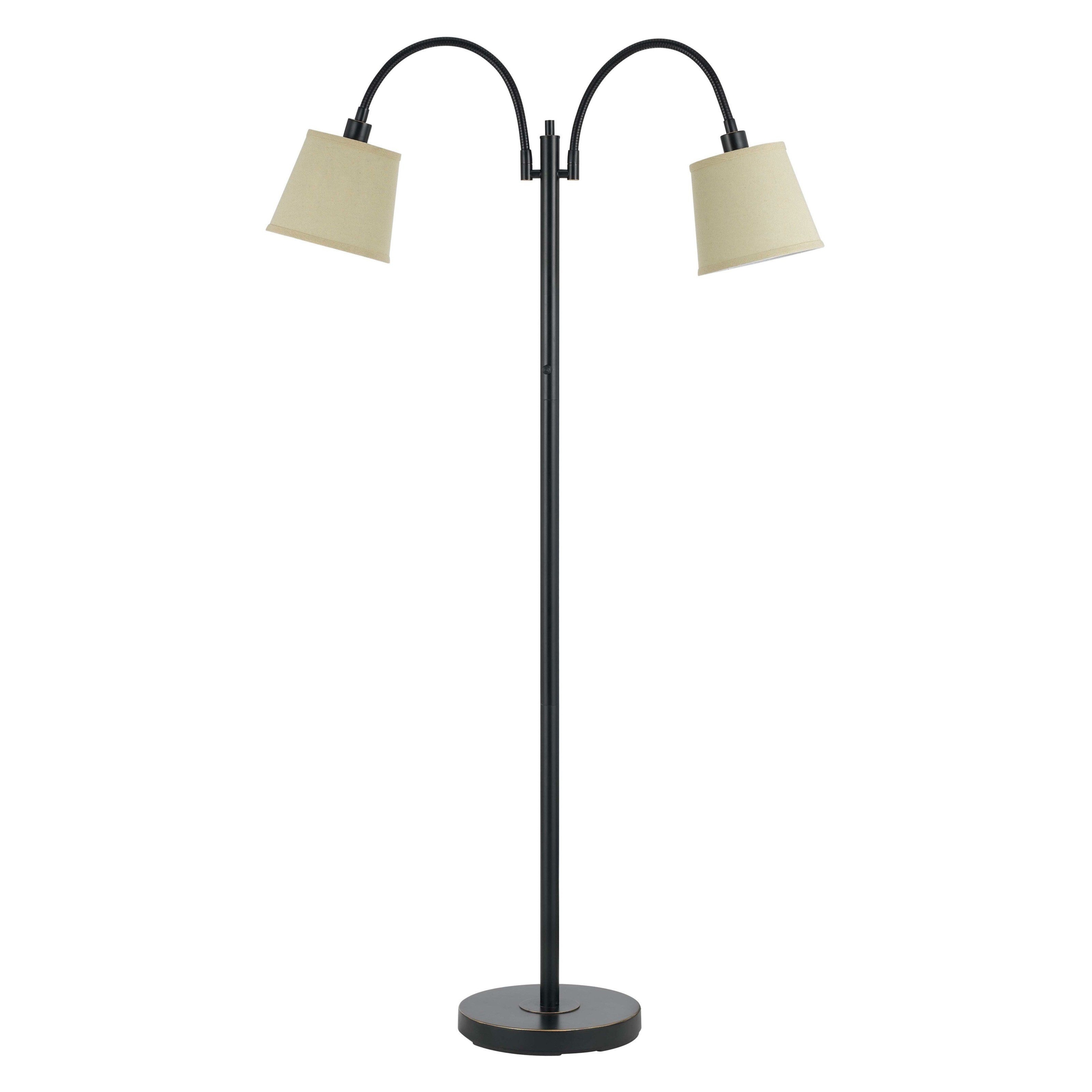 Adjustable gooseneck floor lamp
