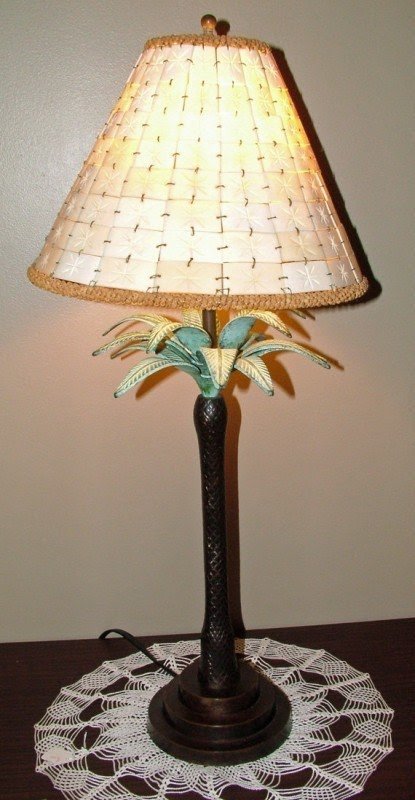 Bronze monkey lamp
