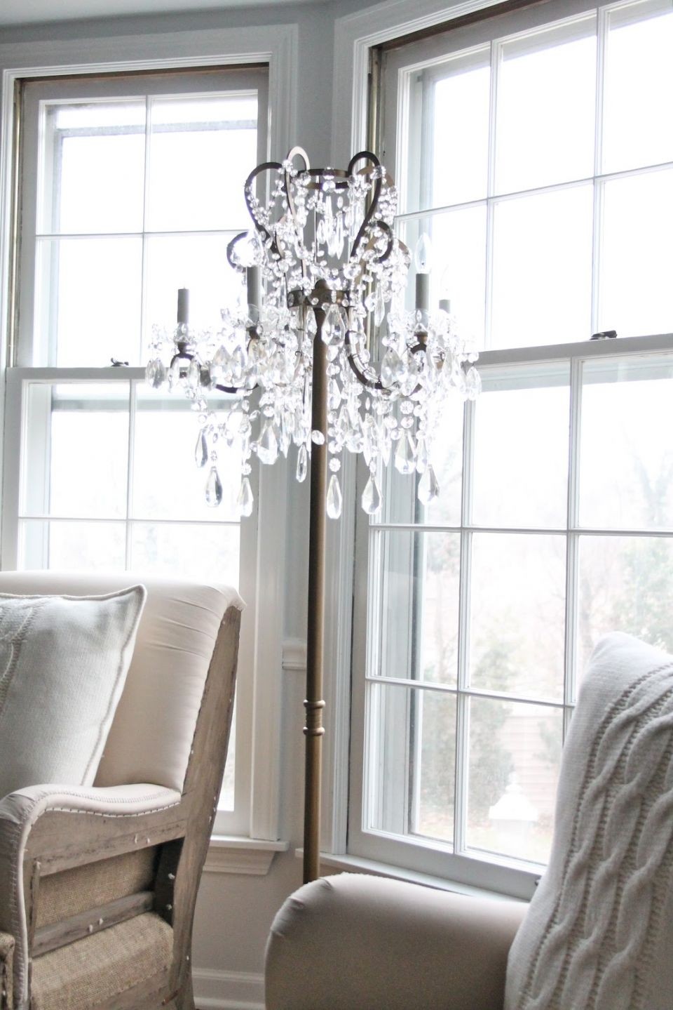 Chandelier floor lamps 1