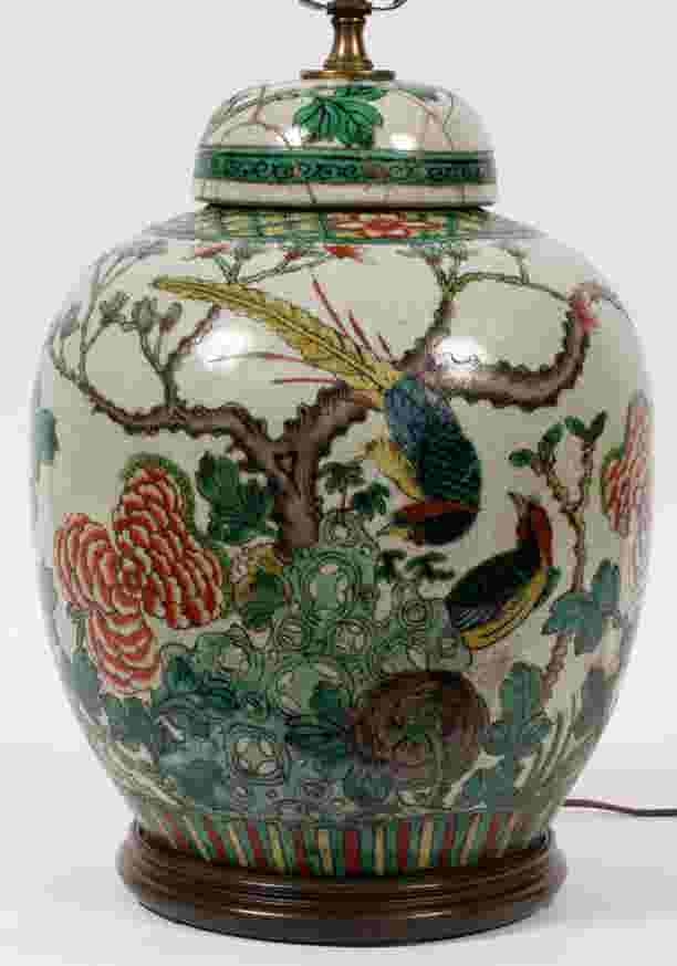 Chinese lamps porcelain