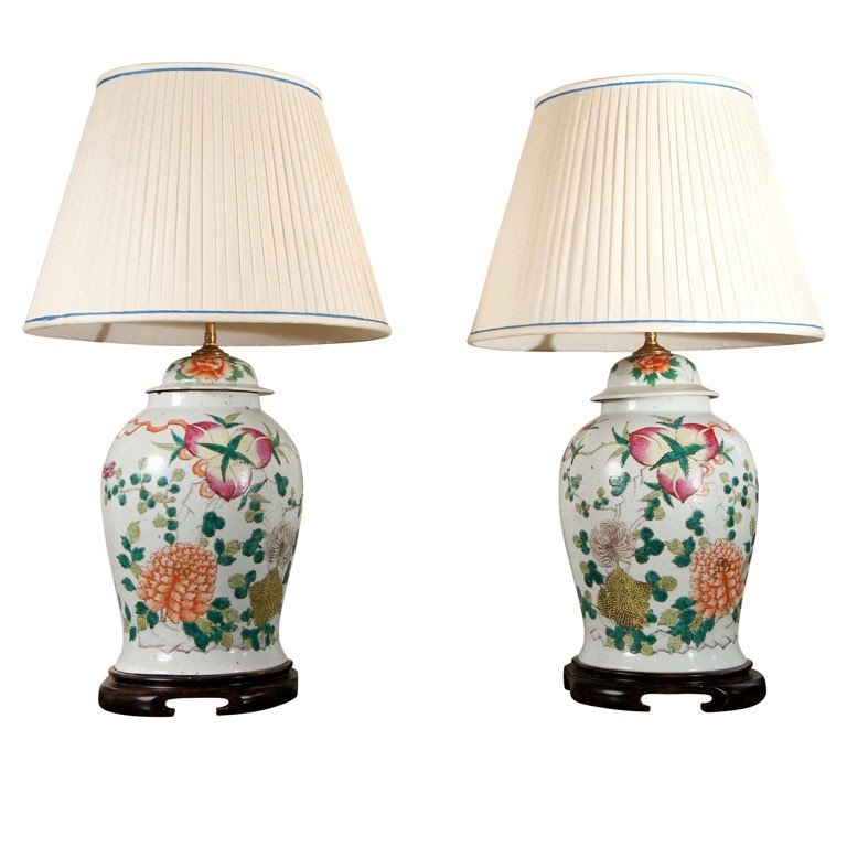 Chinese porcelain lamps 11