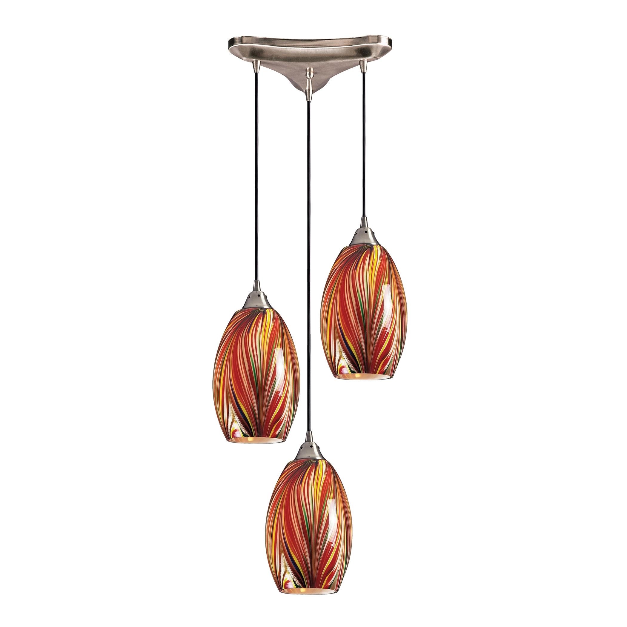 Glass kitchen lights