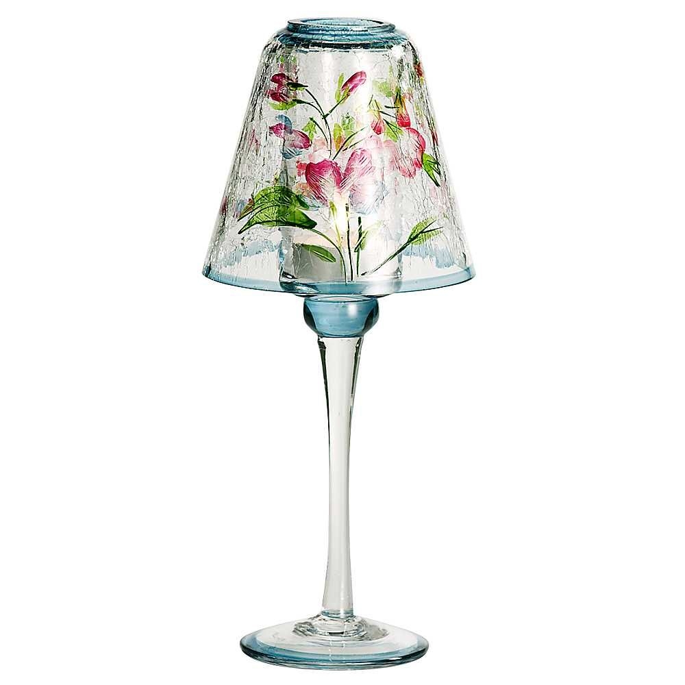 Glass lamp tealight holder 1