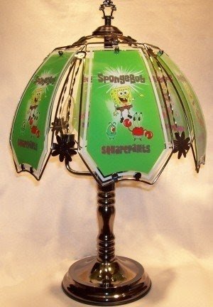 SpongeBob SquarePants Black Chrome Touch Lamp